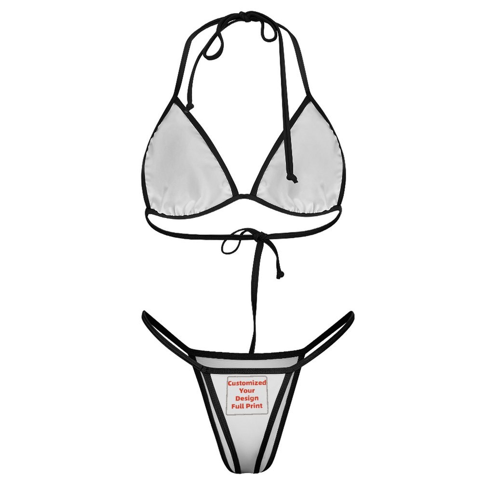 Set Bikini Thong Segitiga Bras - Thong Bikini Women ulasan dan harga