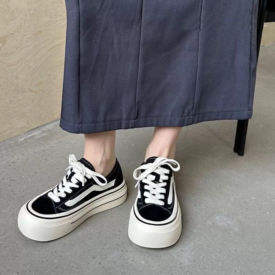 Sepatu Wanita Dewasa Baru 2024 - Vans Shoes Old Skool ulasan dan harga