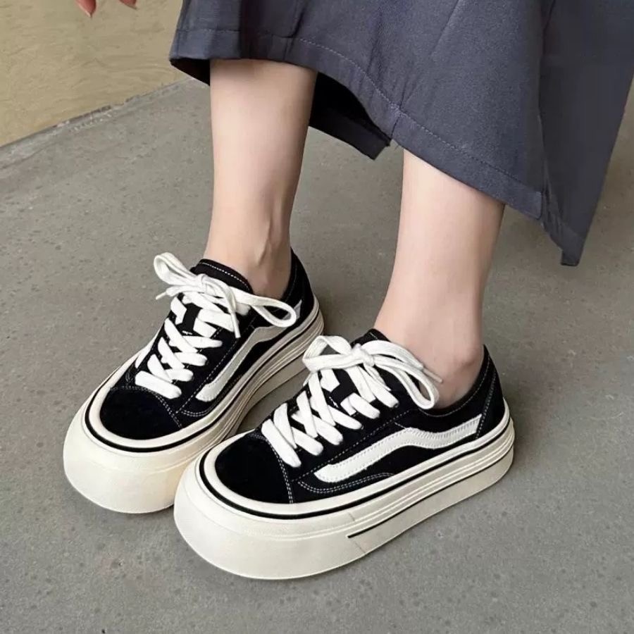 Sepatu Wanita Dewasa Baru 2024 - Vans Shoes Old Skool ulasan dan harga