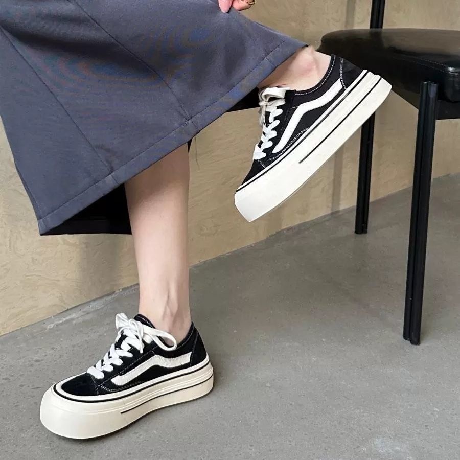 Sepatu Wanita Dewasa Baru 2024 - Vans Shoes Old Skool ulasan dan harga